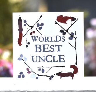Worlds best uncle card