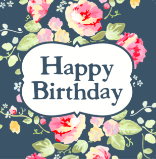 Happy Birthday flower girl card (2)