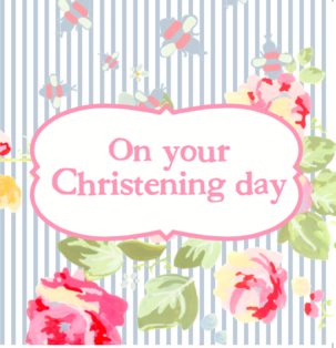 Christening card