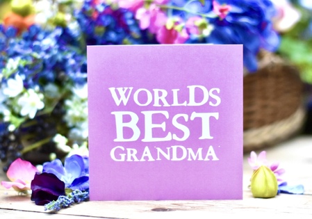 Worlds Best Grandma Card