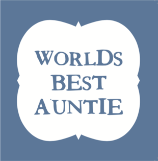 Worlds best auntie card