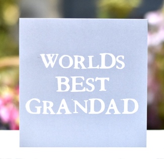 Worlds best grandad card