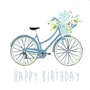 Happy Birthday Bike Daisy Daisy Card